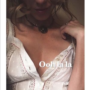 ♥️ Daytrip Lace Tank with Embroidery